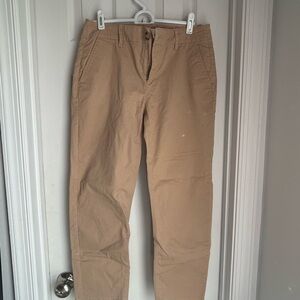 LOFT Women's Tan Cropped Pants